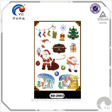 "Christmas Item" Lovely and cute designs,Christmas man and Christmas gift tattoo sticker